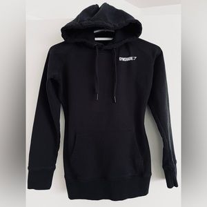 XS Gymashark Pullover Black Hoodie